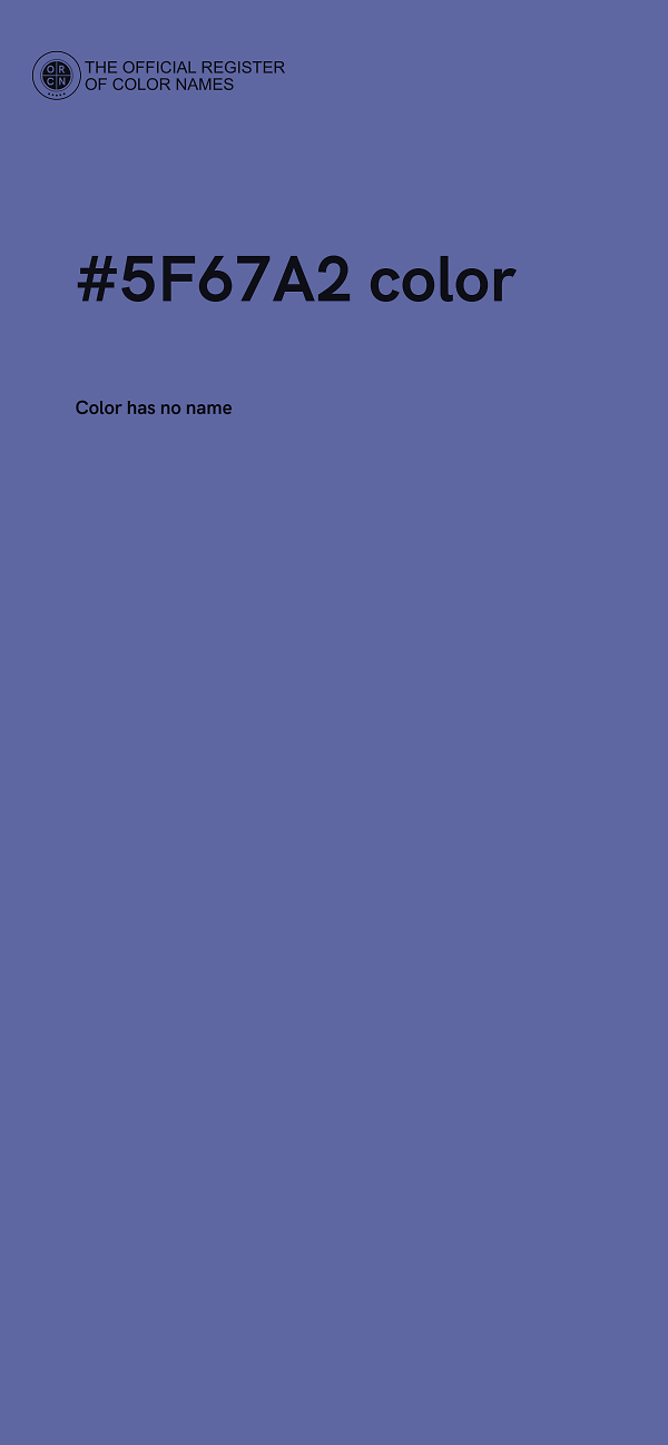 #5F67A2 color image