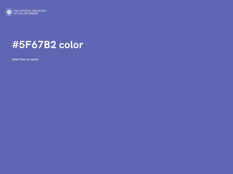 #5F67B2 color image