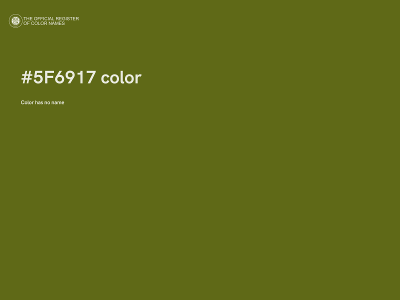 #5F6917 color image