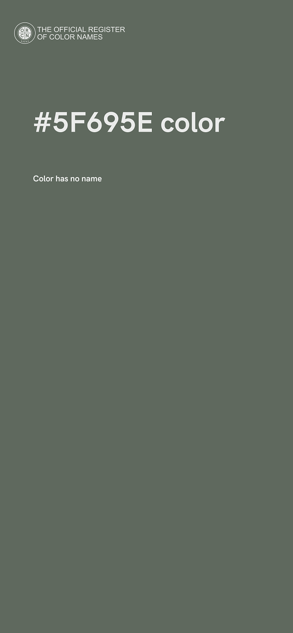 #5F695E color image