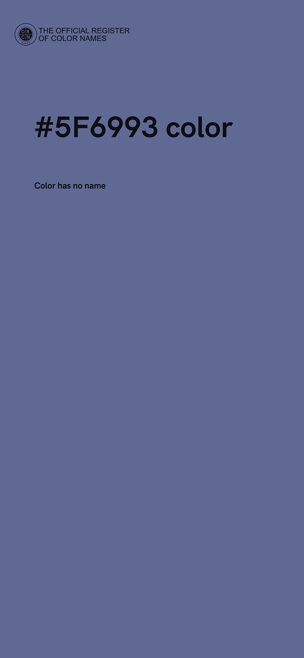 #5F6993 color image
