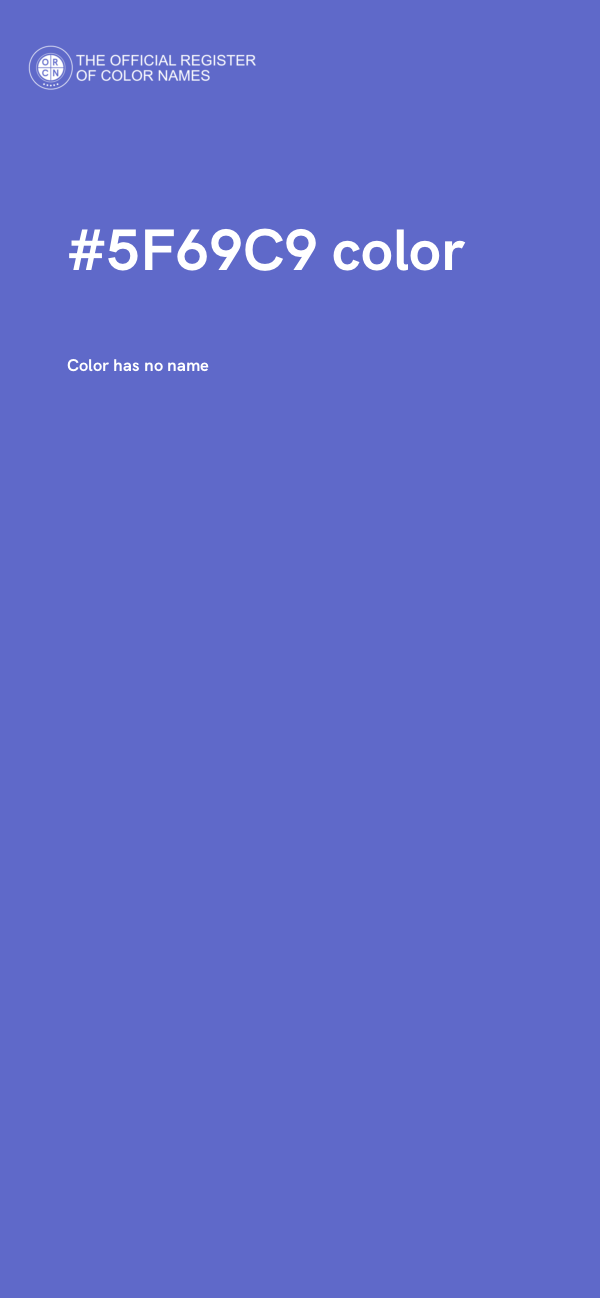 #5F69C9 color image