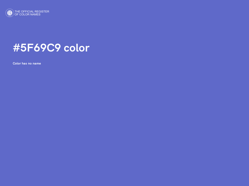 #5F69C9 color image