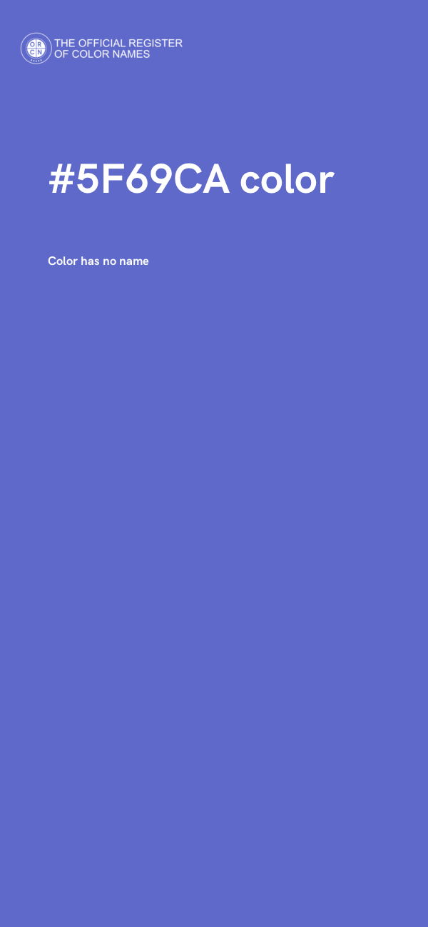 #5F69CA color image