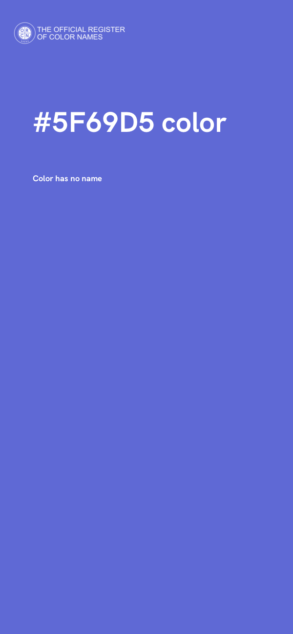 #5F69D5 color image