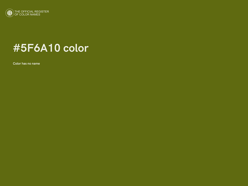 #5F6A10 color image