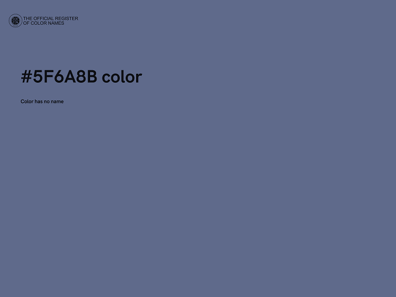 #5F6A8B color image
