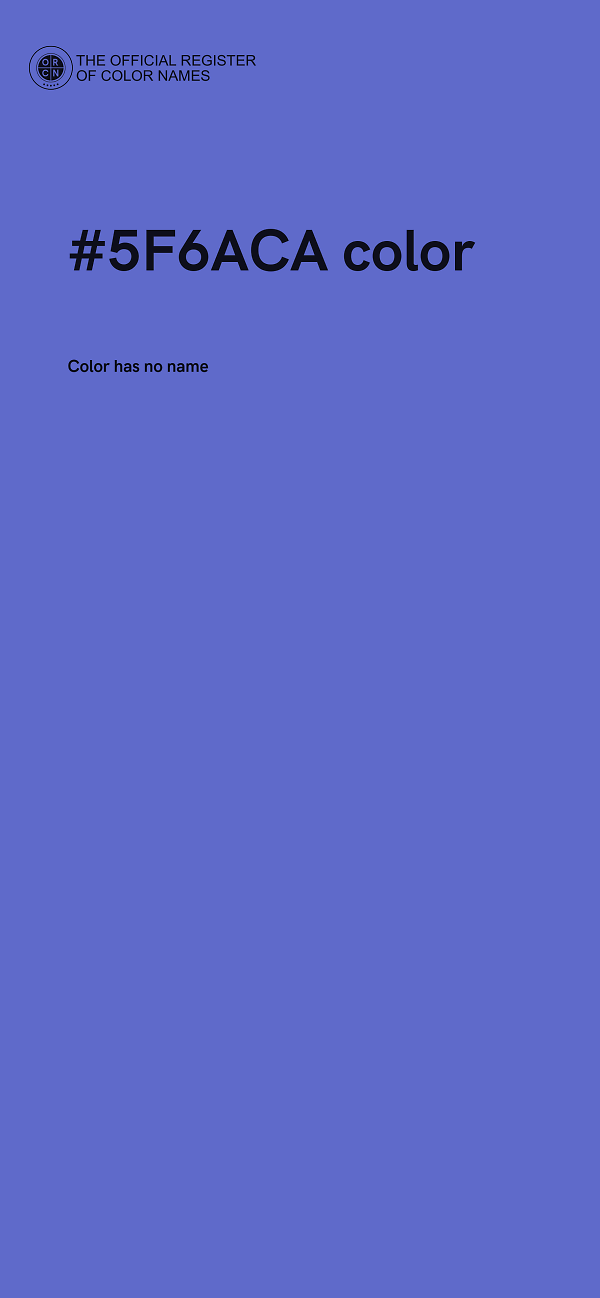 #5F6ACA color image