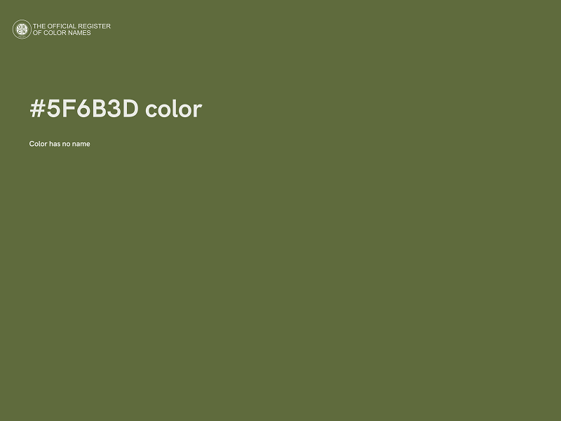 #5F6B3D color image