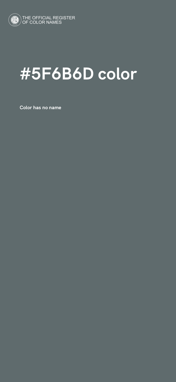 #5F6B6D color image