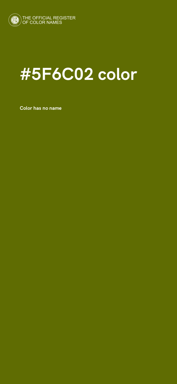 #5F6C02 color image