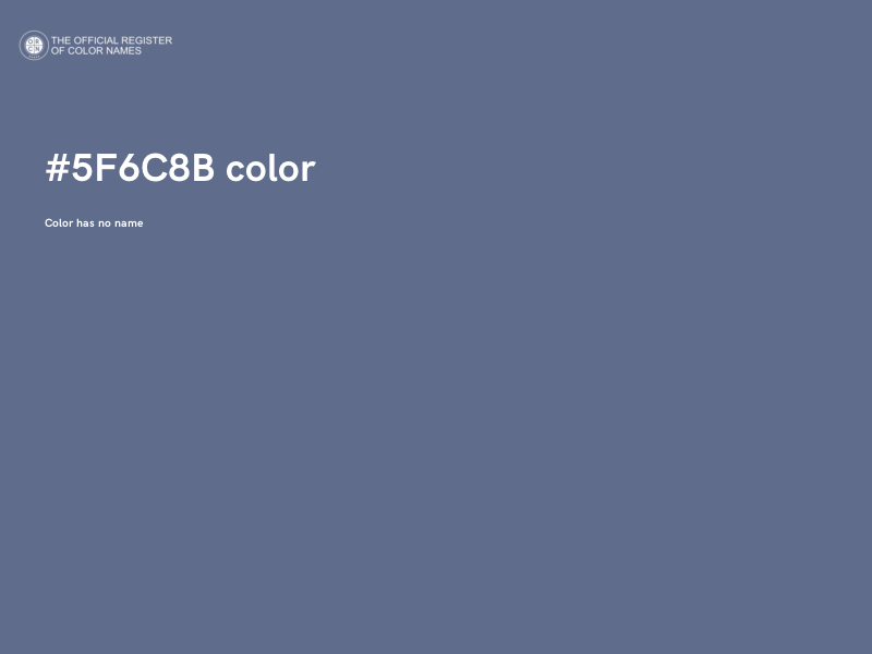 #5F6C8B color image