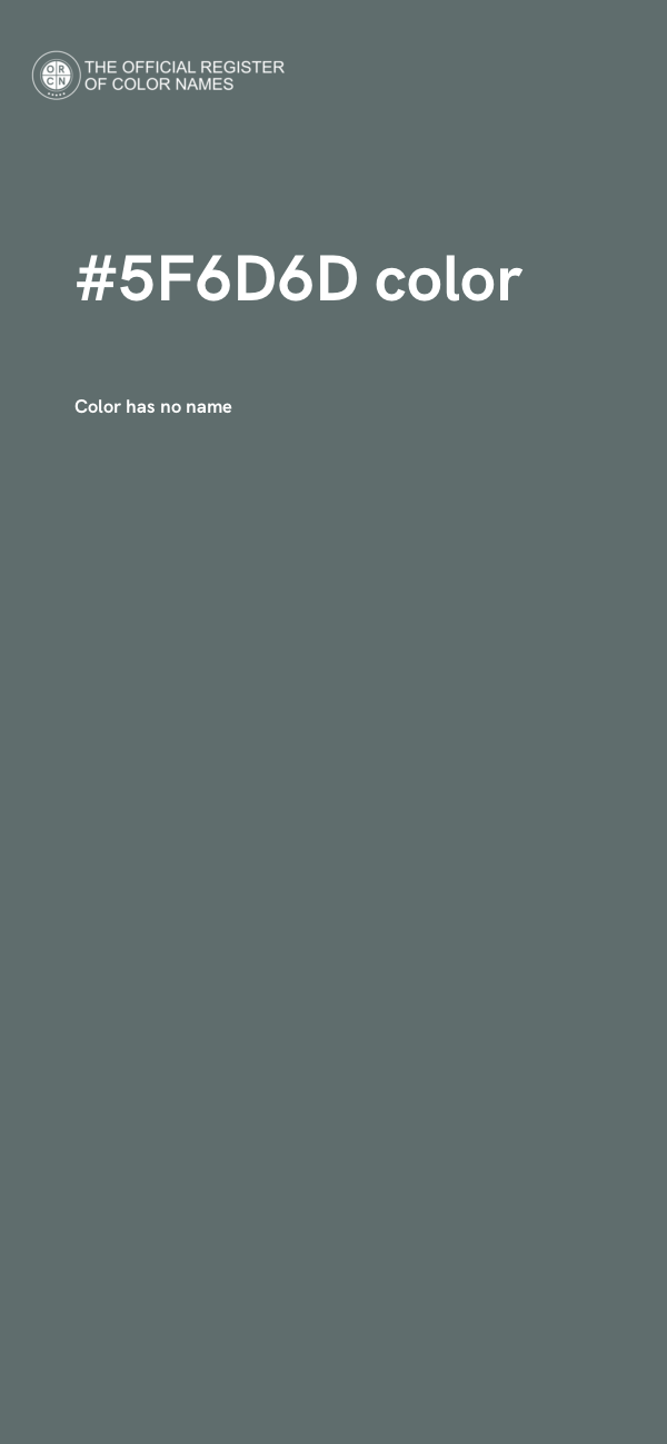 #5F6D6D color image