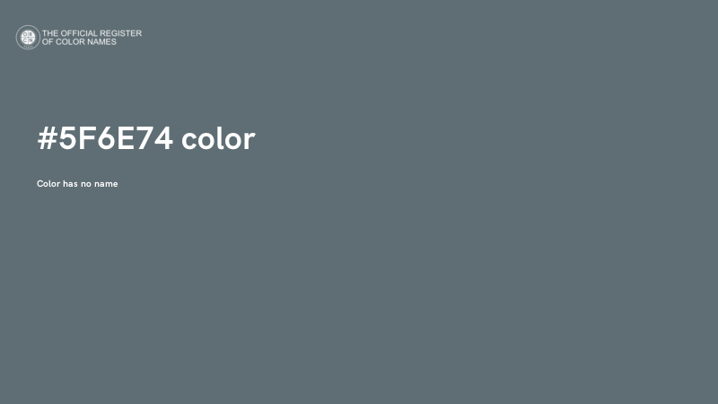 #5F6E74 color image