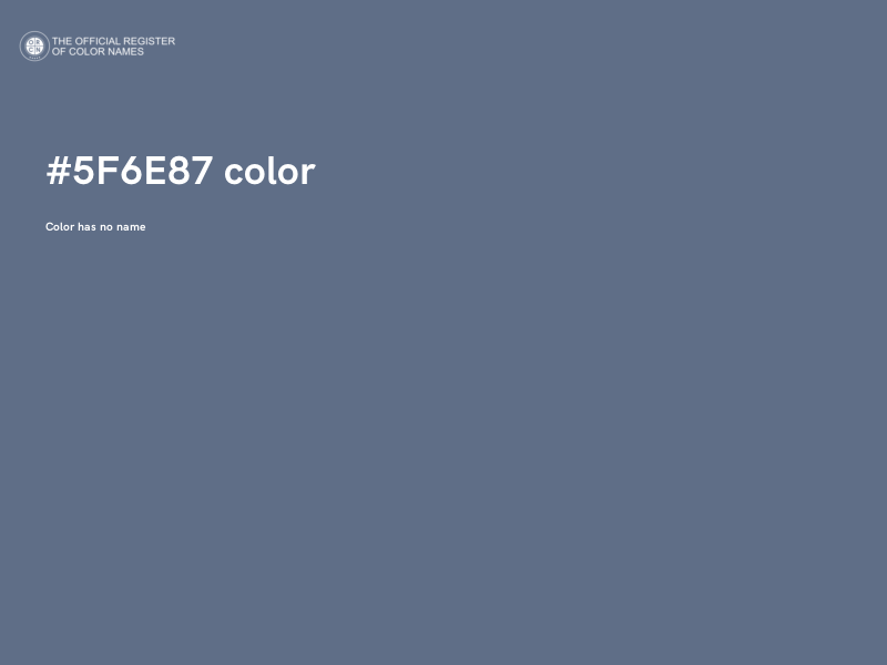 #5F6E87 color image
