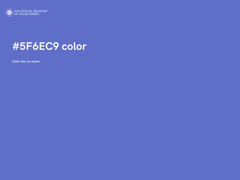 #5F6EC9 color image