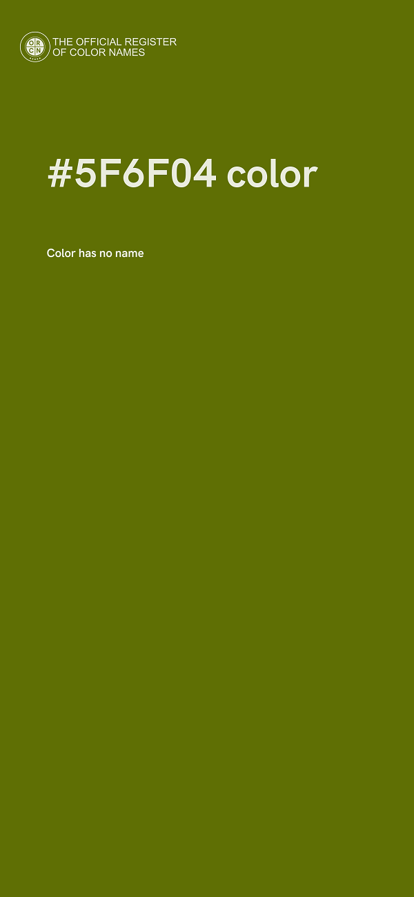 #5F6F04 color image