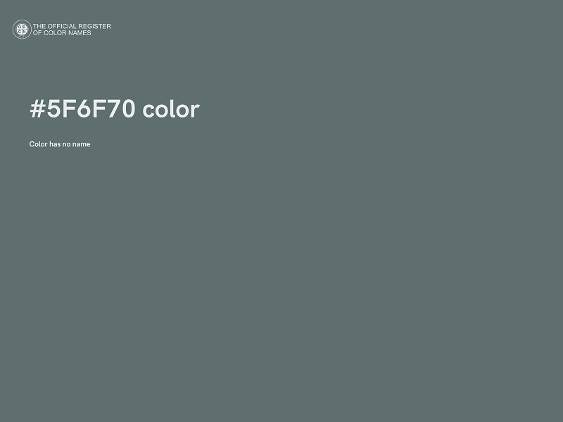 #5F6F70 color image