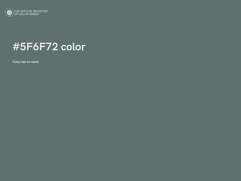 #5F6F72 color image