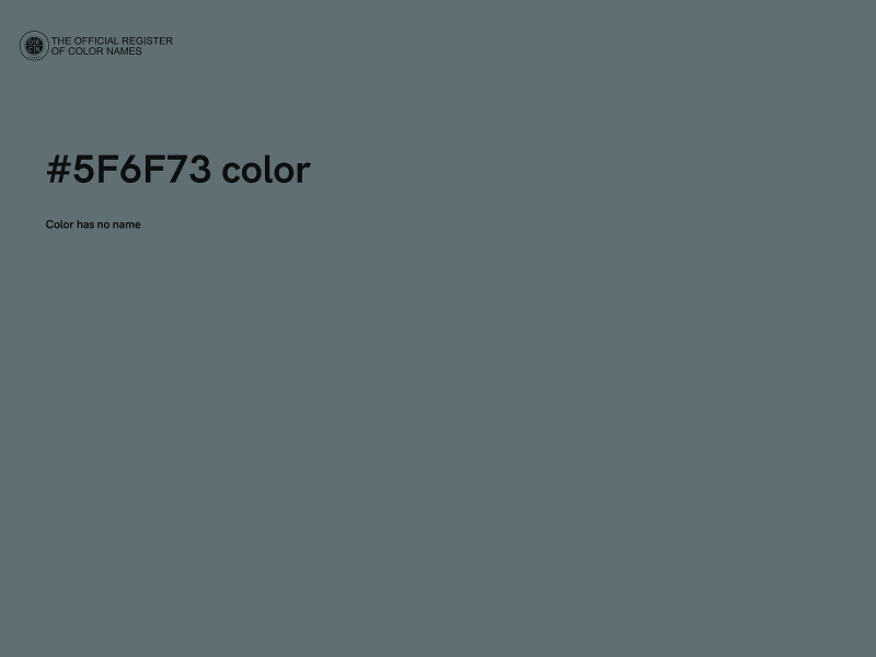 #5F6F73 color image