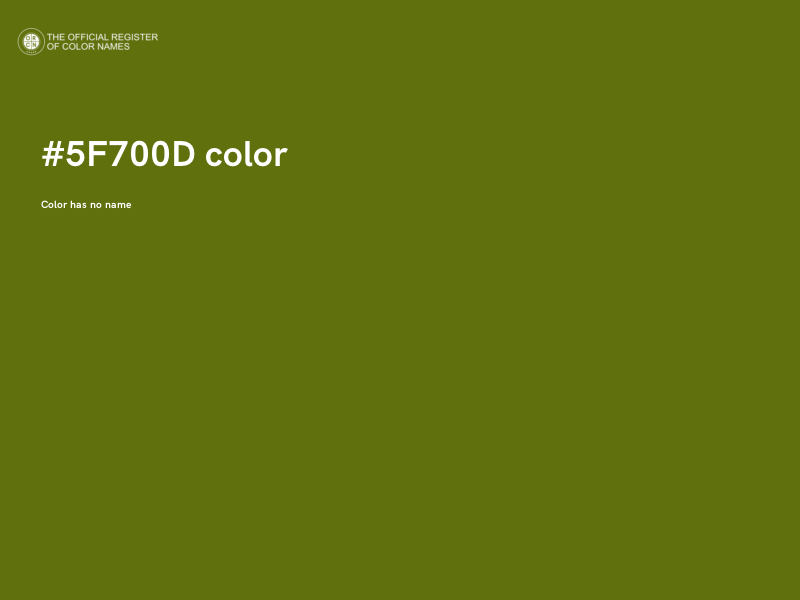 #5F700D color image