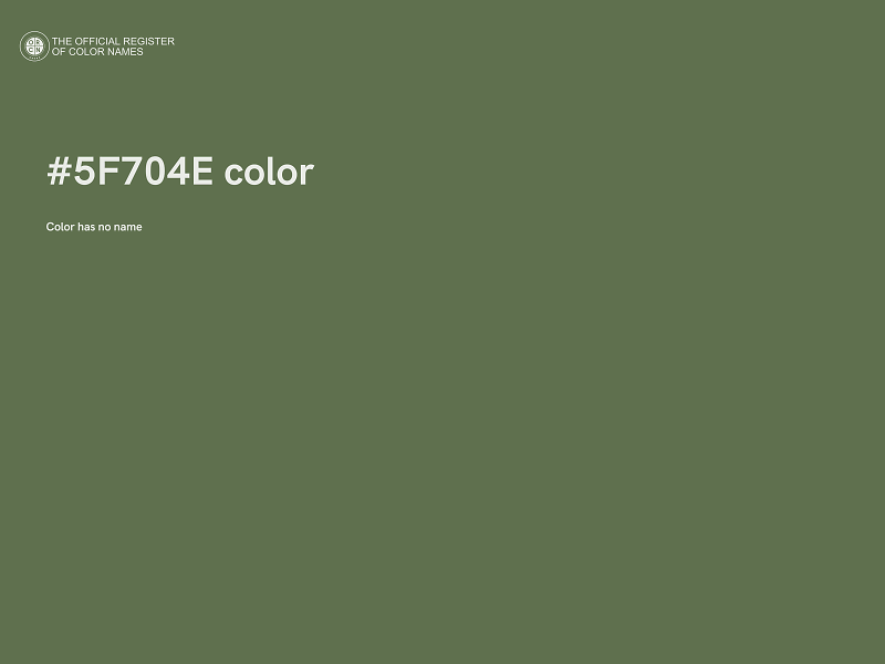 #5F704E color image