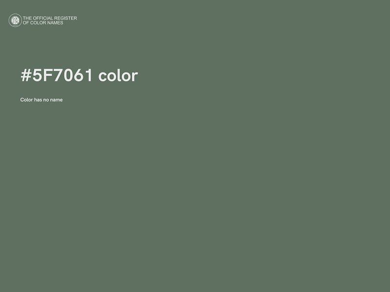#5F7061 color image