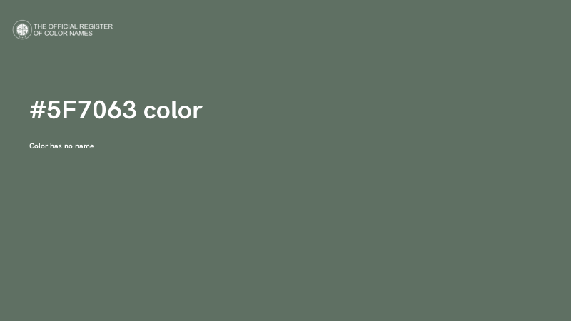 #5F7063 color image