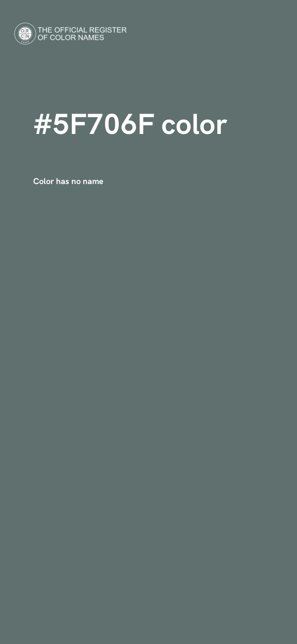 #5F706F color image