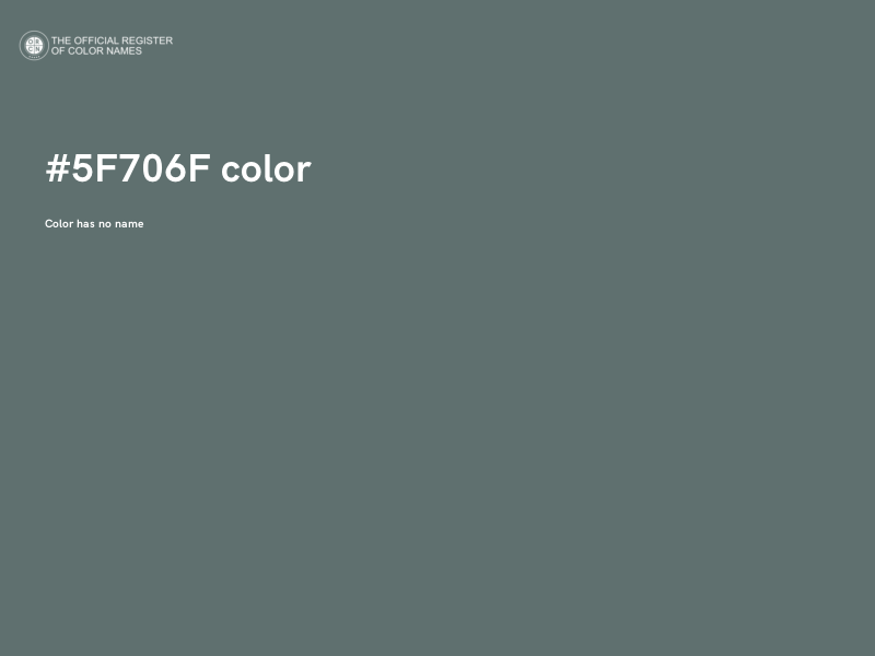 #5F706F color image