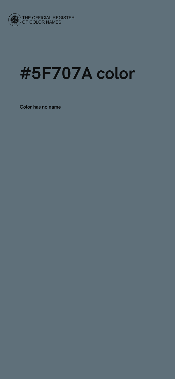 #5F707A color image