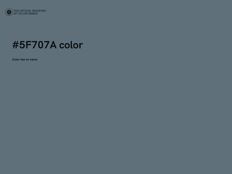 #5F707A color image