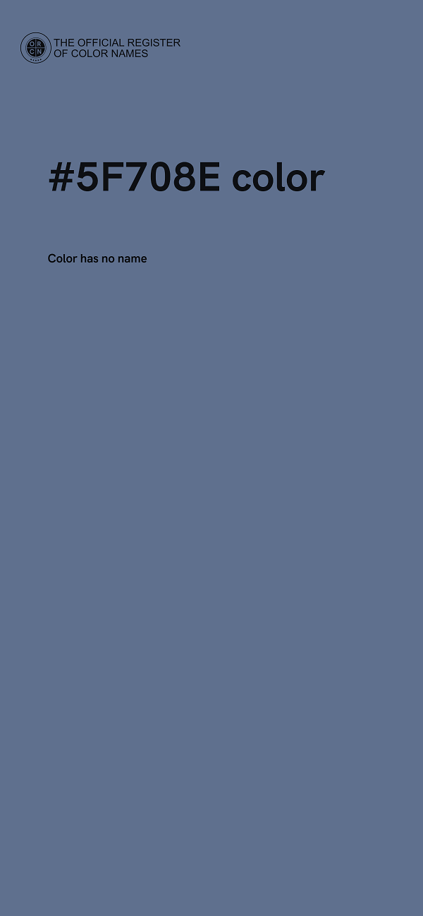 #5F708E color image