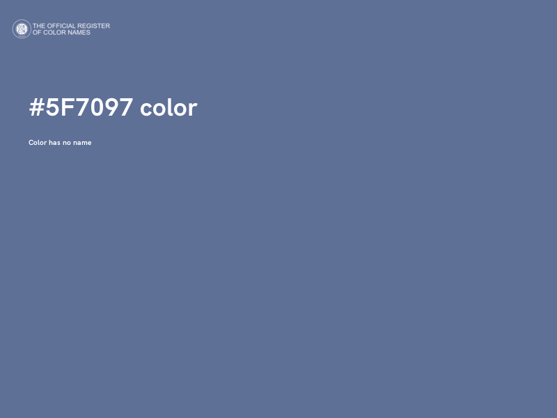 #5F7097 color image