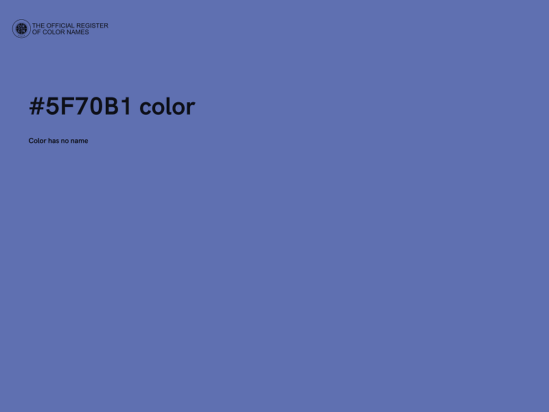 #5F70B1 color image