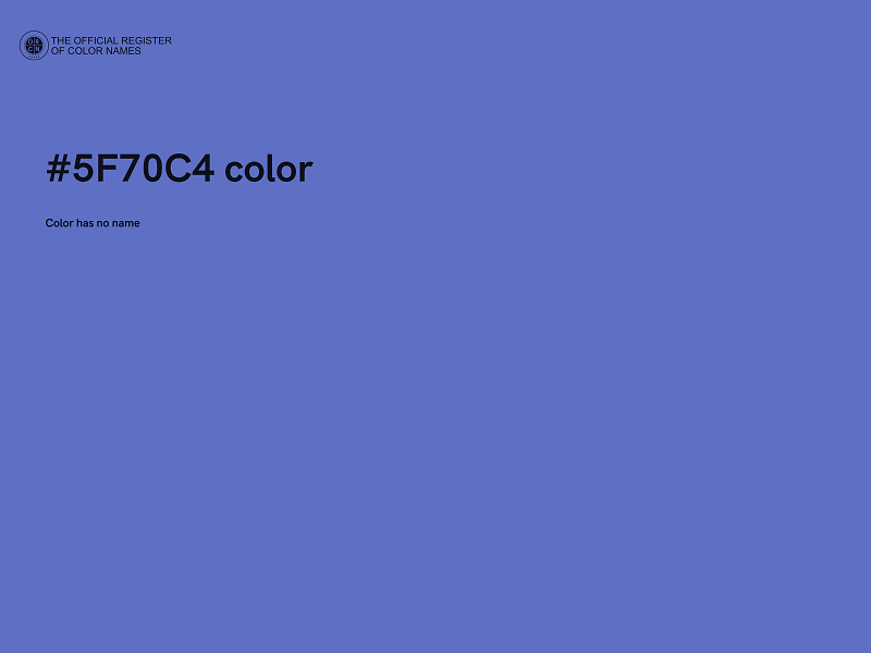 #5F70C4 color image