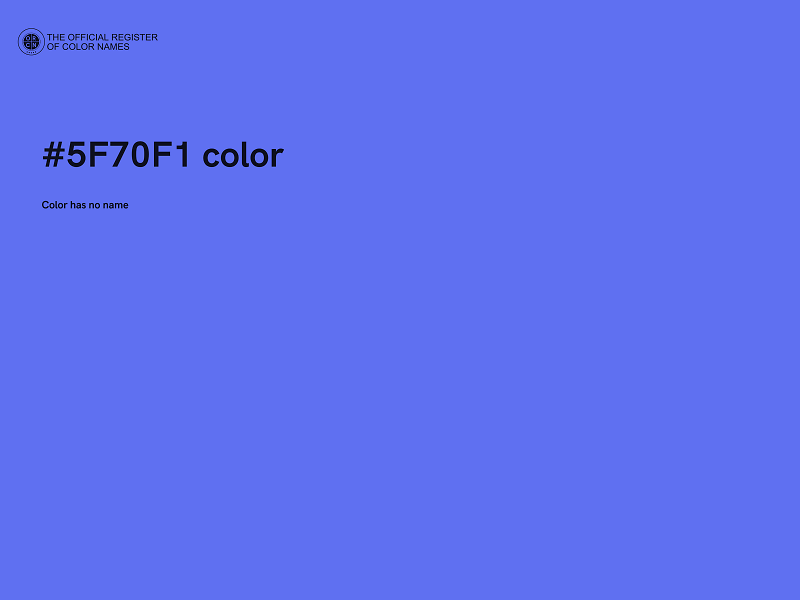 #5F70F1 color image