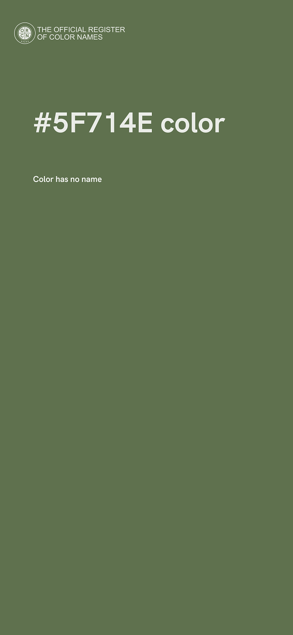 #5F714E color image