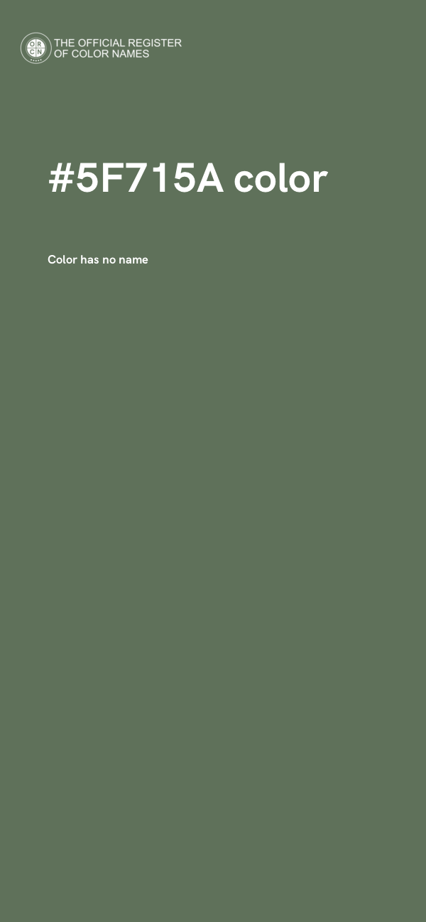 #5F715A color image