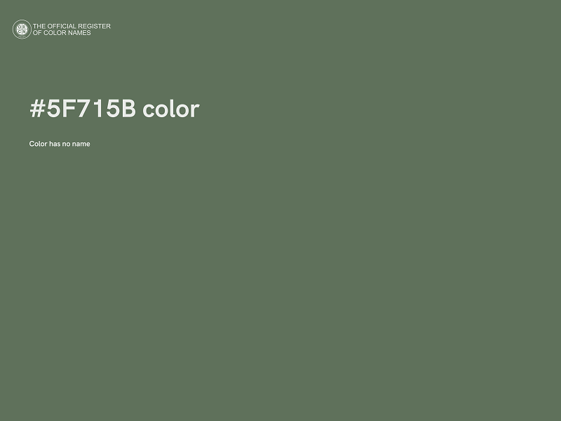 #5F715B color image