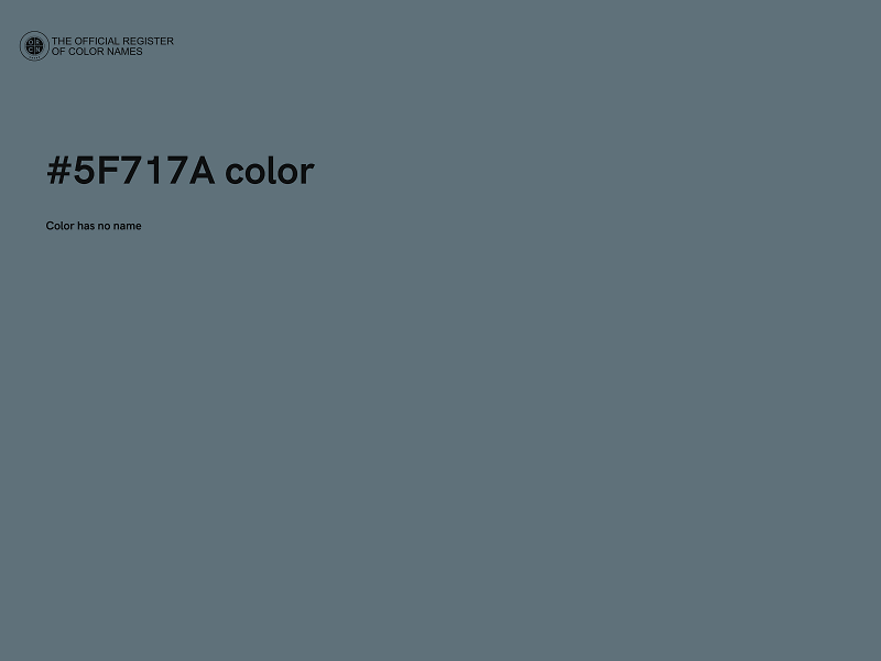 #5F717A color image