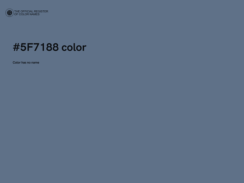 #5F7188 color image