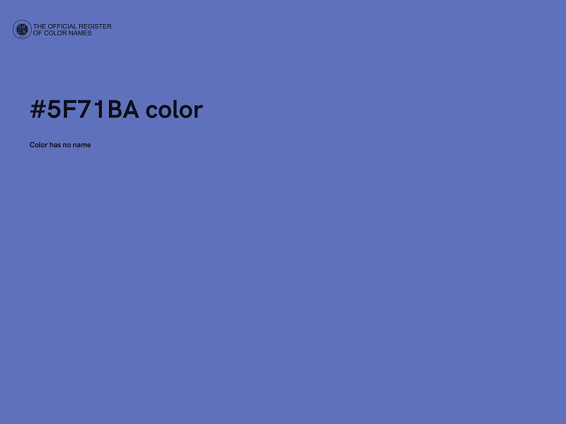 #5F71BA color image