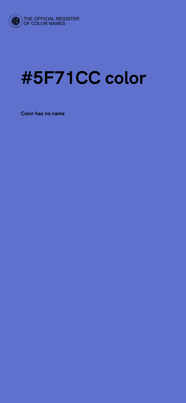 #5F71CC color image