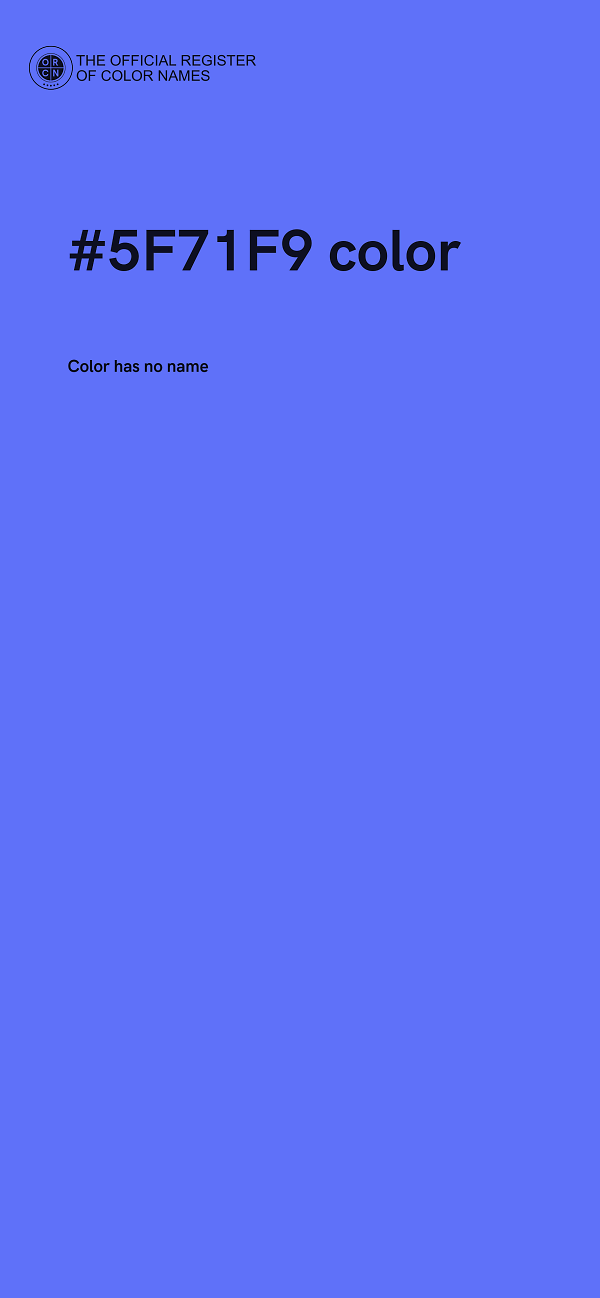 #5F71F9 color image