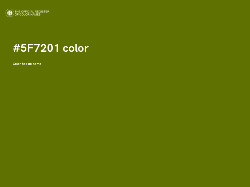 #5F7201 color image