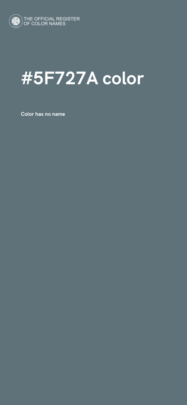 #5F727A color image