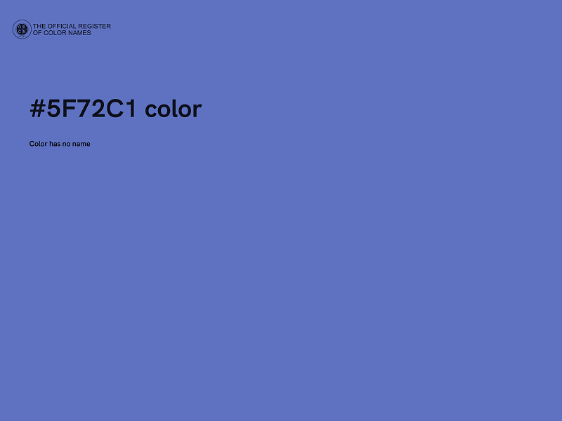 #5F72C1 color image