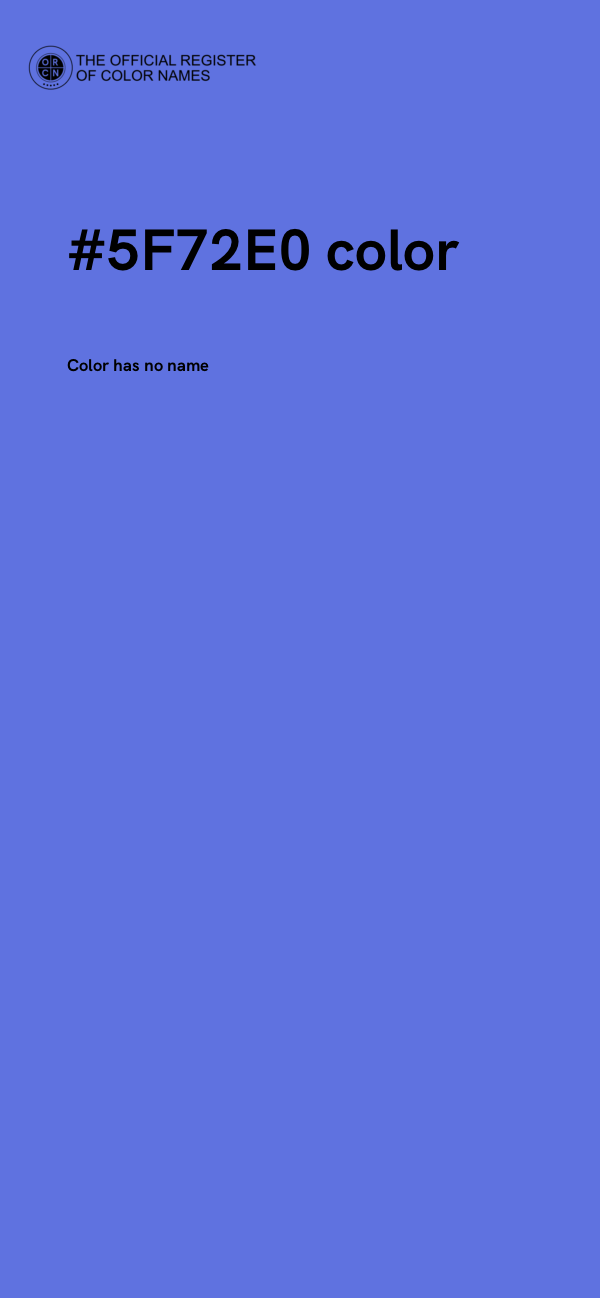 #5F72E0 color image