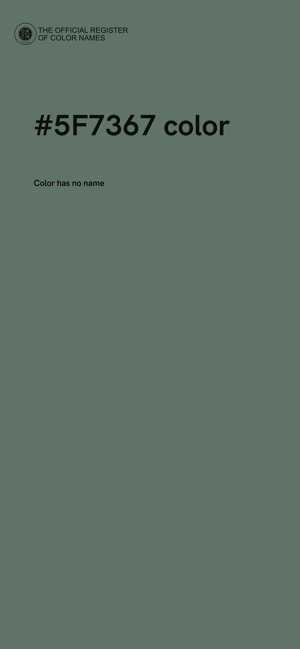 #5F7367 color image